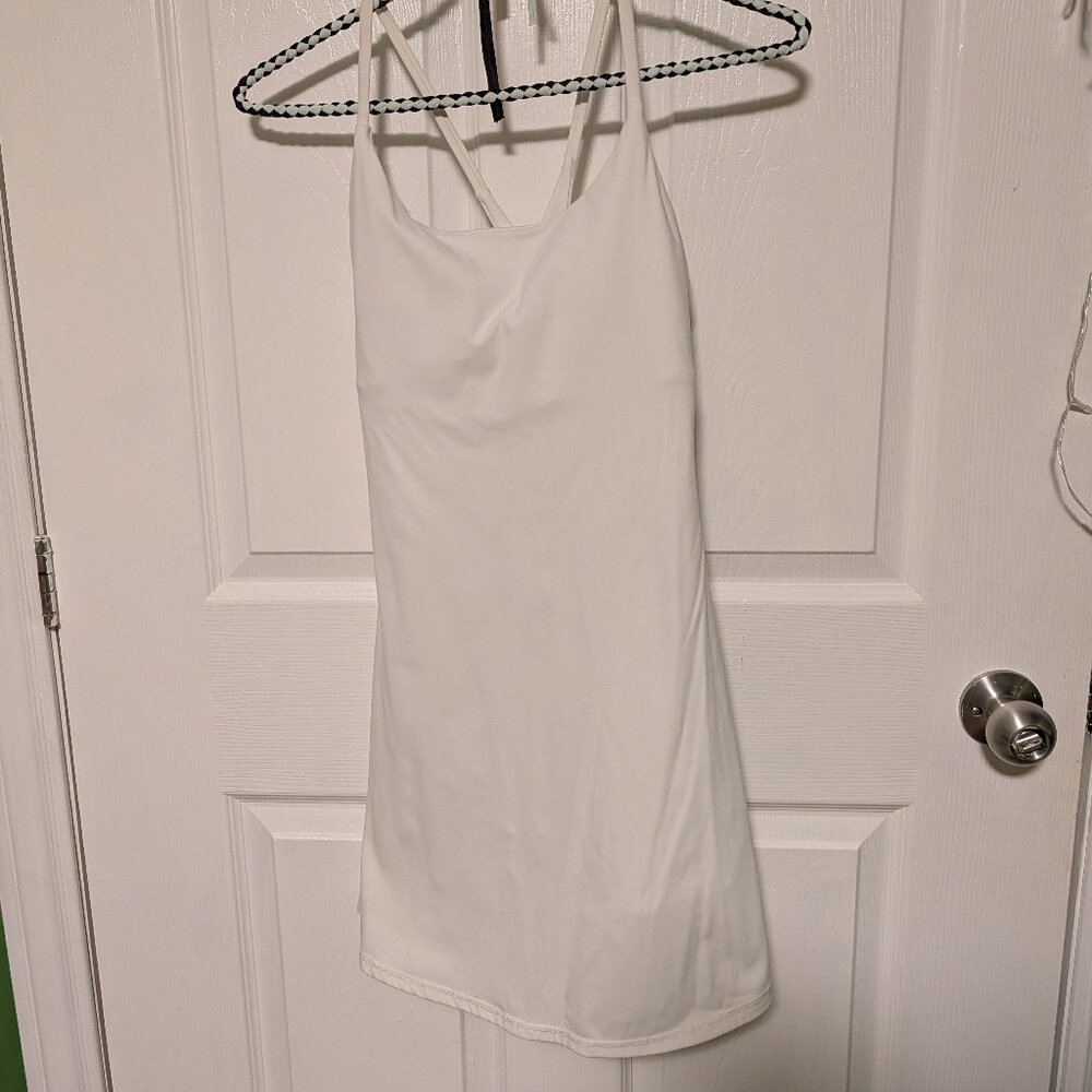 Halara Criss-Cross Back Dress With Shorts